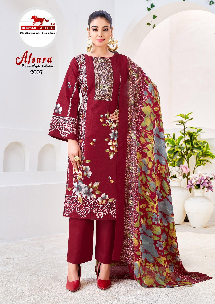 Chetak Afsana Vol 2 Cotton Printed Karachi Dress Material Collection