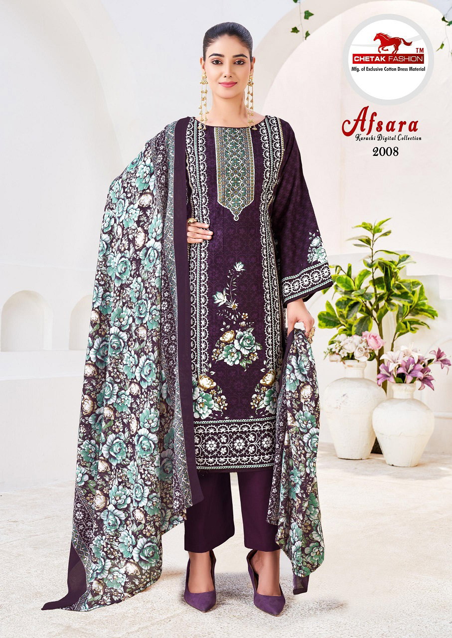Chetak Afsana Vol 2 Cotton Printed Karachi Dress Material Collection