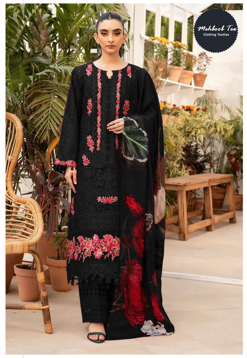 Mehboob Tex 1716 D Cotton With Embroidery Pakistani Salwar Kameez