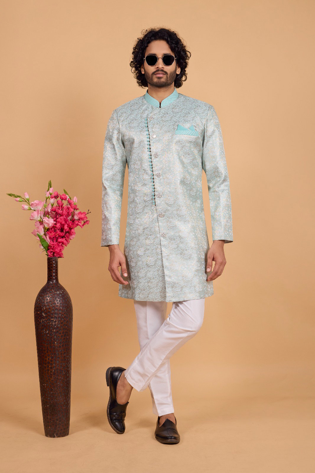 Sumi 4369 to 4374 Designer Khadi Art Silk Semi Indo Set Collection