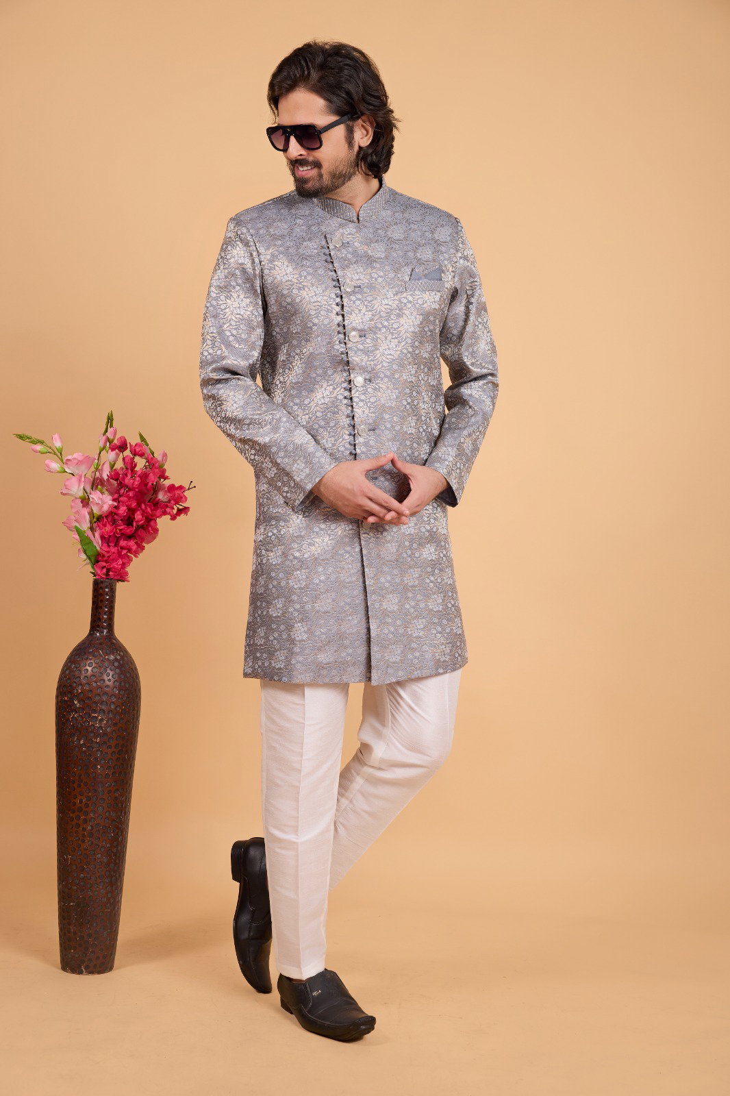 Sumi 4369 to 4374 Designer Khadi Art Silk Semi Indo Set Collection