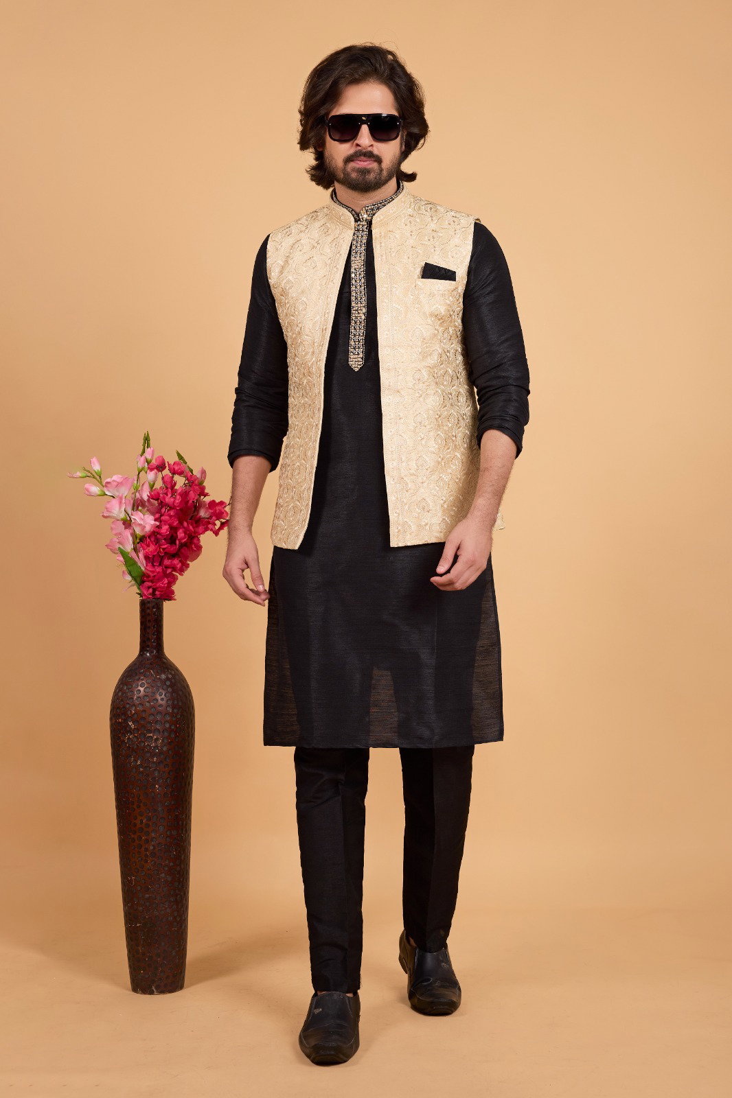Sumi 4381 to 4384 Designer Art Banarasi Silk 3 Pcs  Kurta Jacket Set Collection