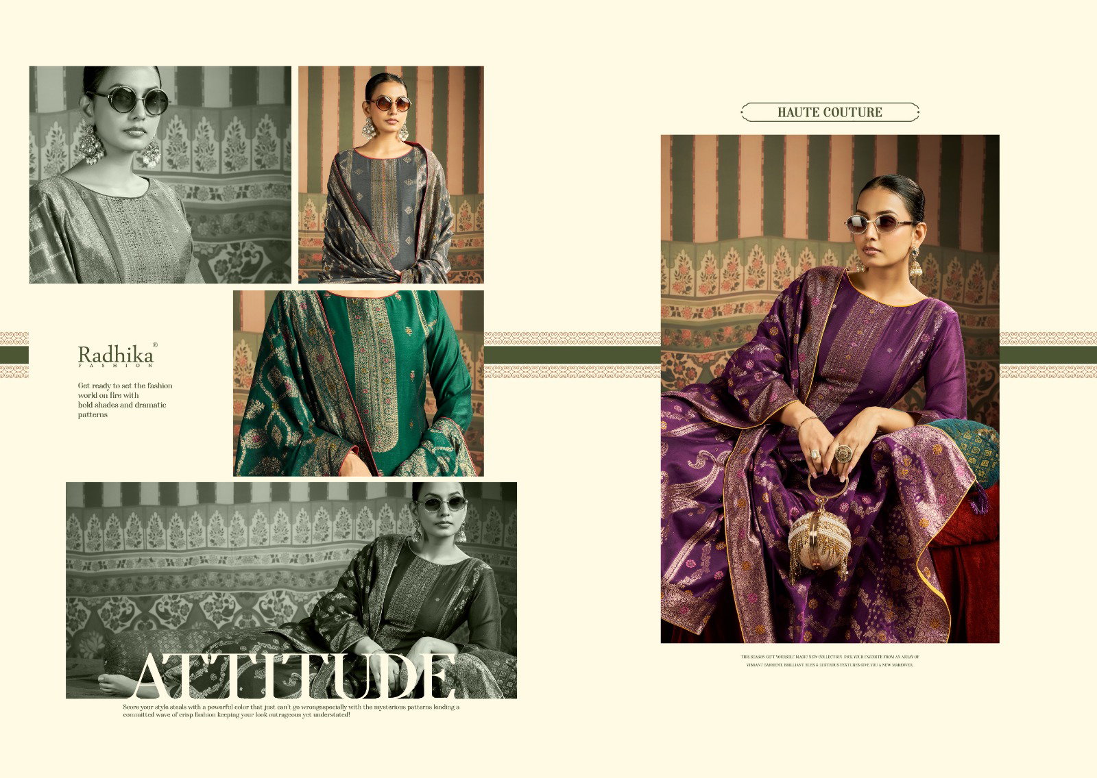Radhika Azara Banarasi Adha Vol 9 Cotton Jacquard Work Dress Material