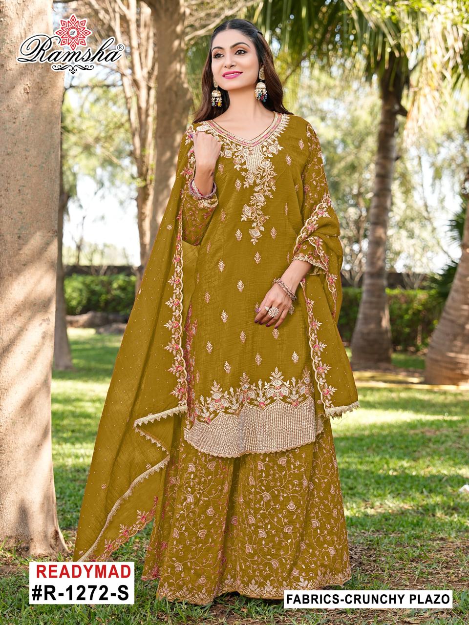 Ramsha R 1272 Q To T Crunchy Pakistani Salwar Kameez