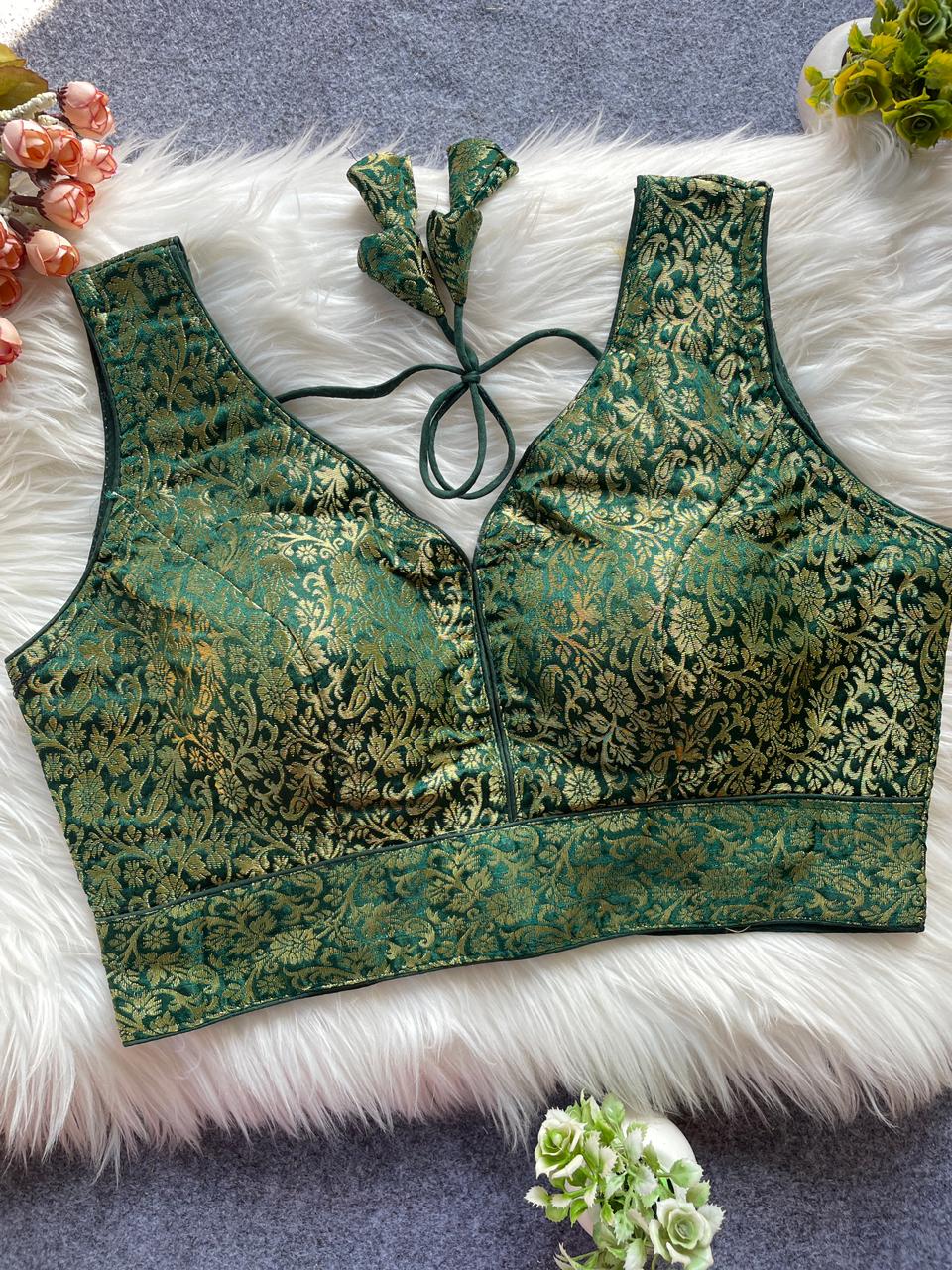 Pih Jaal Jacquard Readymade Blouse
