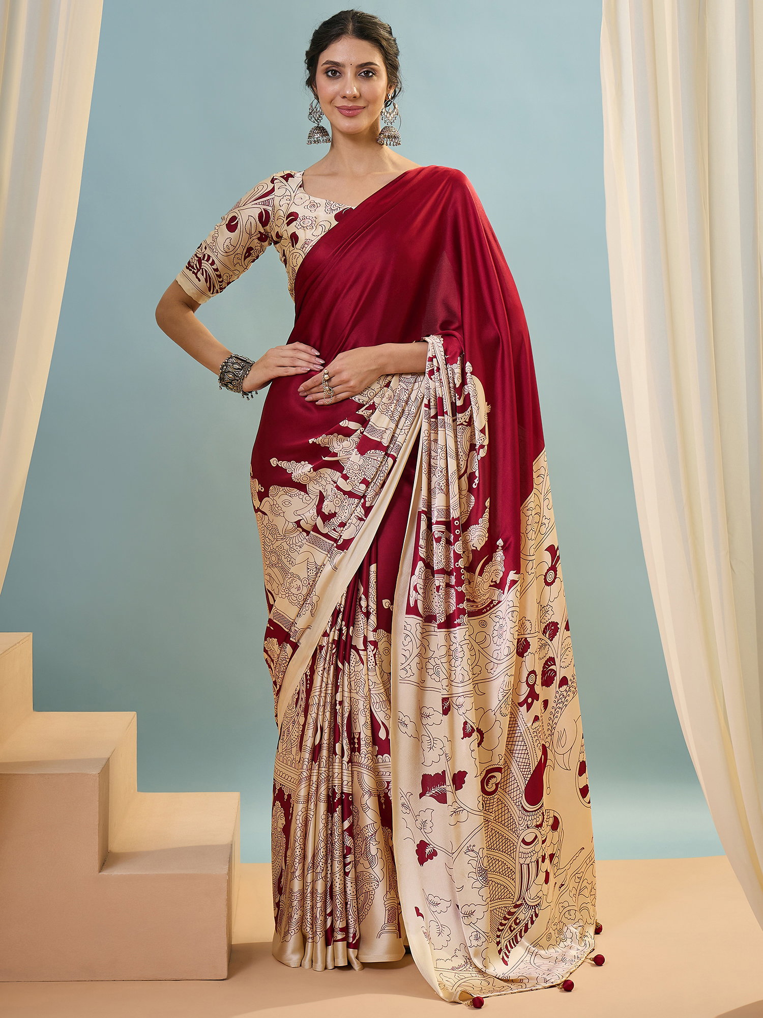 Raga Vol 52 Semi Modal Printed Saree Collection