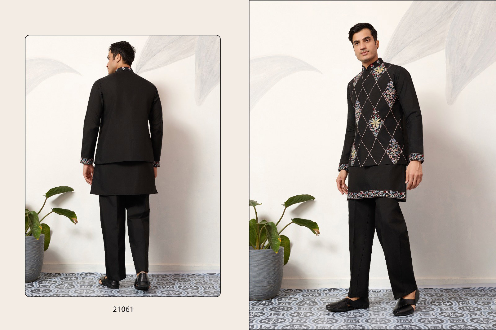 Shubhvastra Royal Rivaaj Koti Viscose Art Silk Kurta Pant And Koti Collection