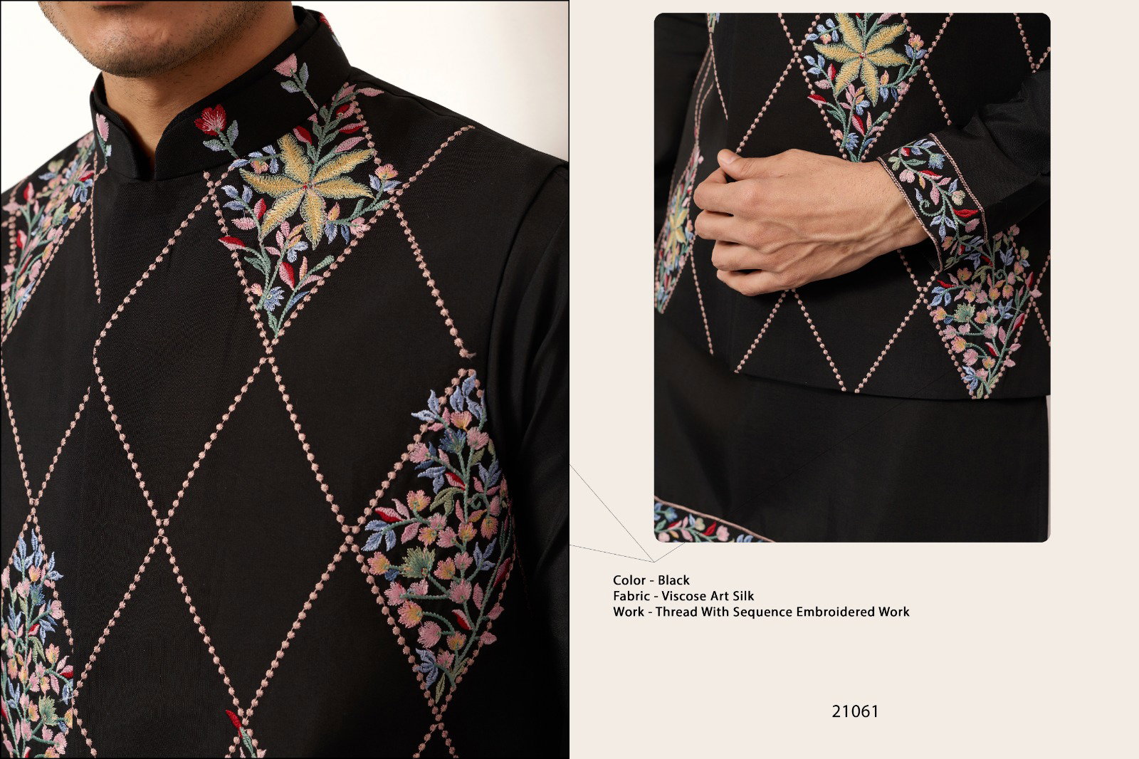 Shubhvastra Royal Rivaaj Koti Viscose Art Silk Kurta Pant And Koti Collection
