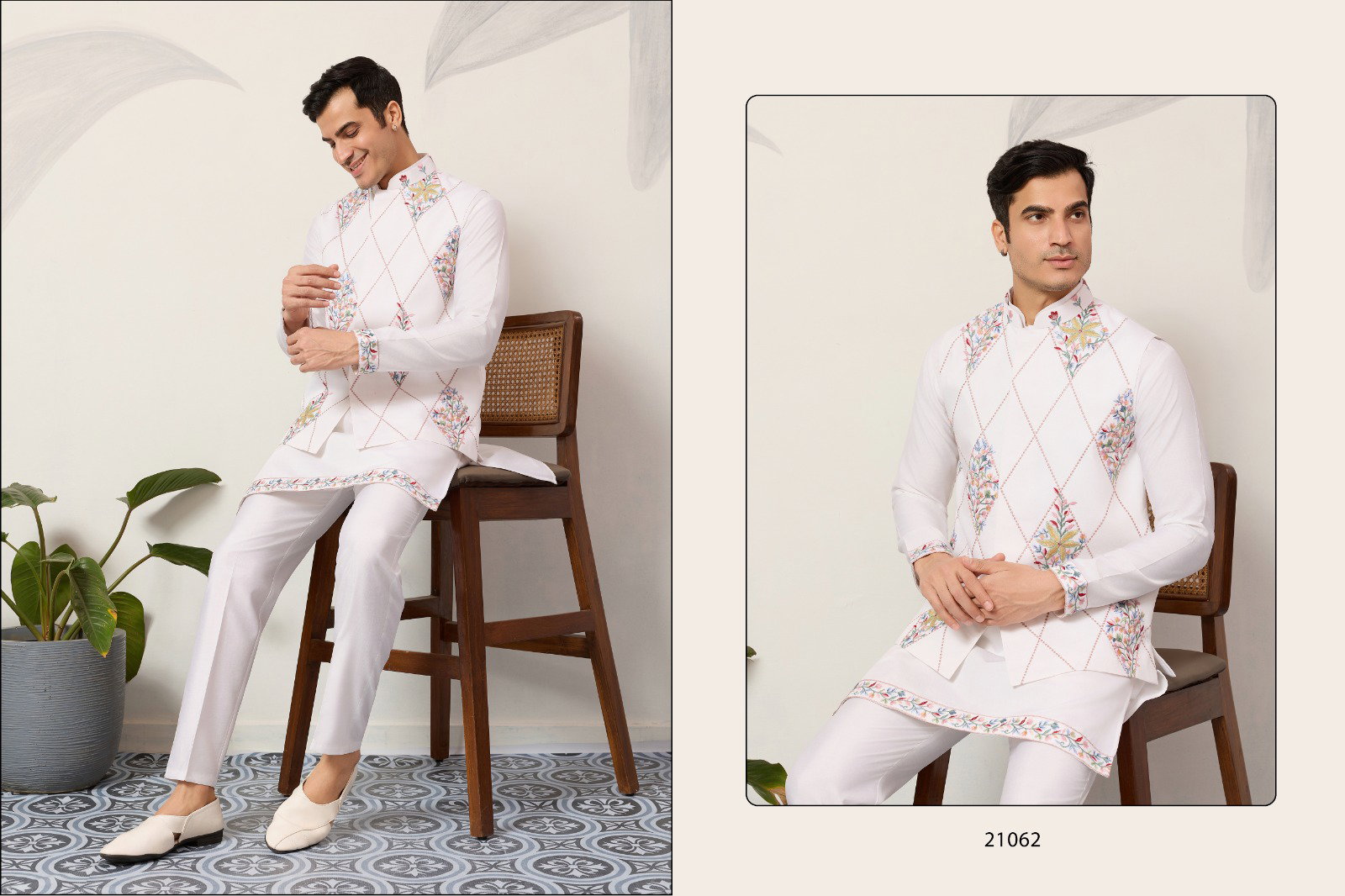 Shubhvastra Royal Rivaaj Koti Viscose Art Silk Kurta Pant And Koti Collection