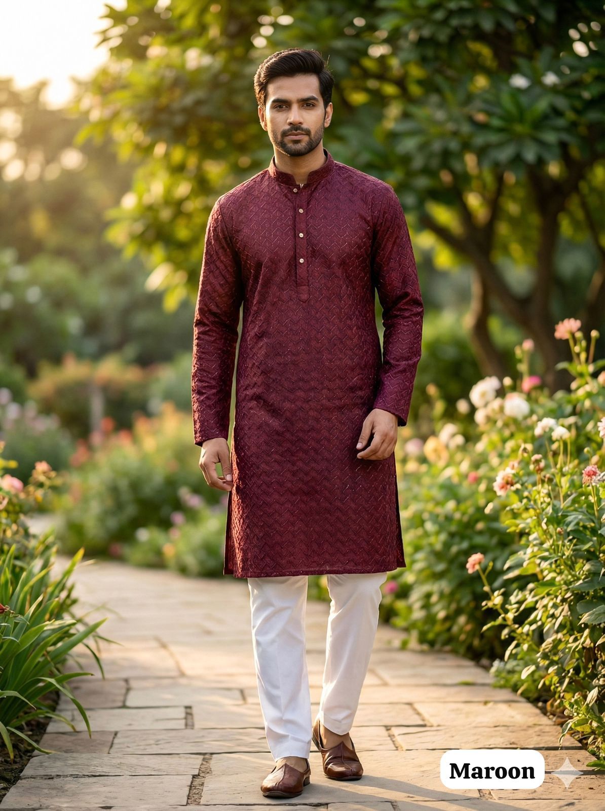 Lekha LI Dhurandhar Silk All Over Work Kurta Pajama