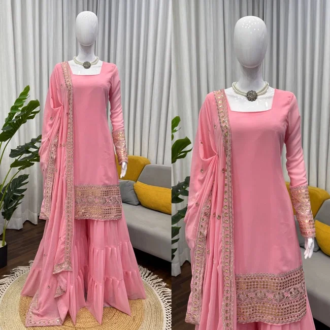 Glory 5962 Georgette Designer Sharara Set