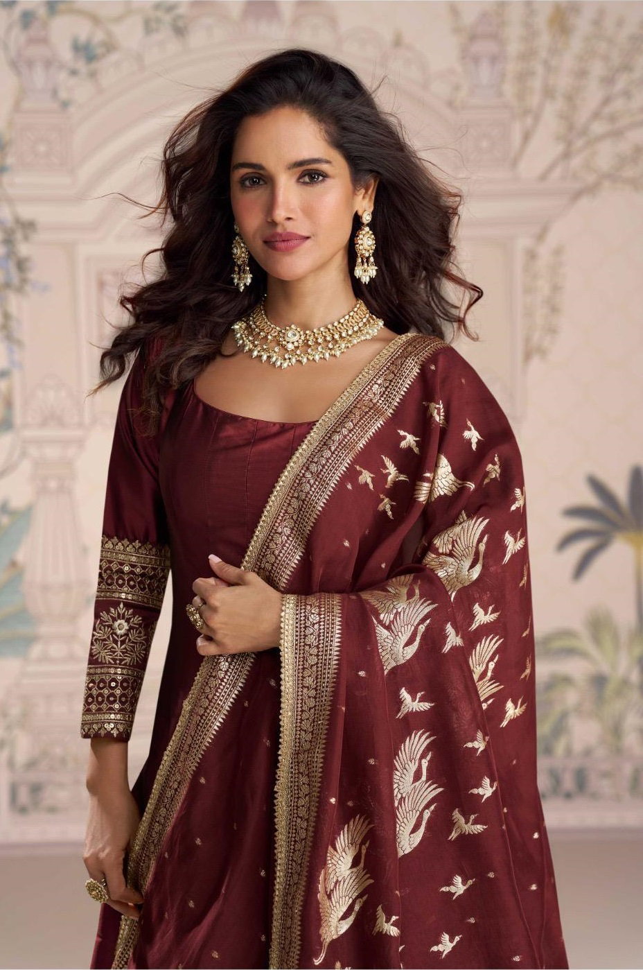 Roshani Supper Hit D No 10039 To 41 Silk With Embroidery Worked Premium Gown With Dupatta