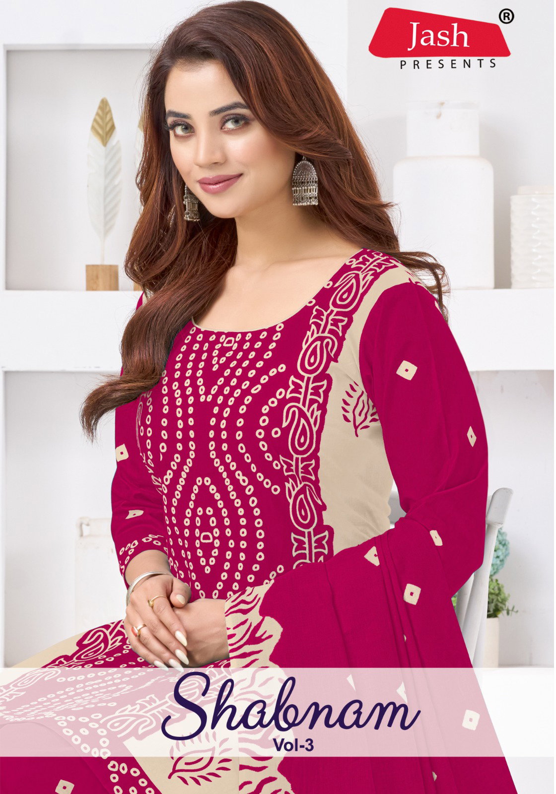 Jash Shabnam Vol 3 Cotton Printed Dress Material Collection