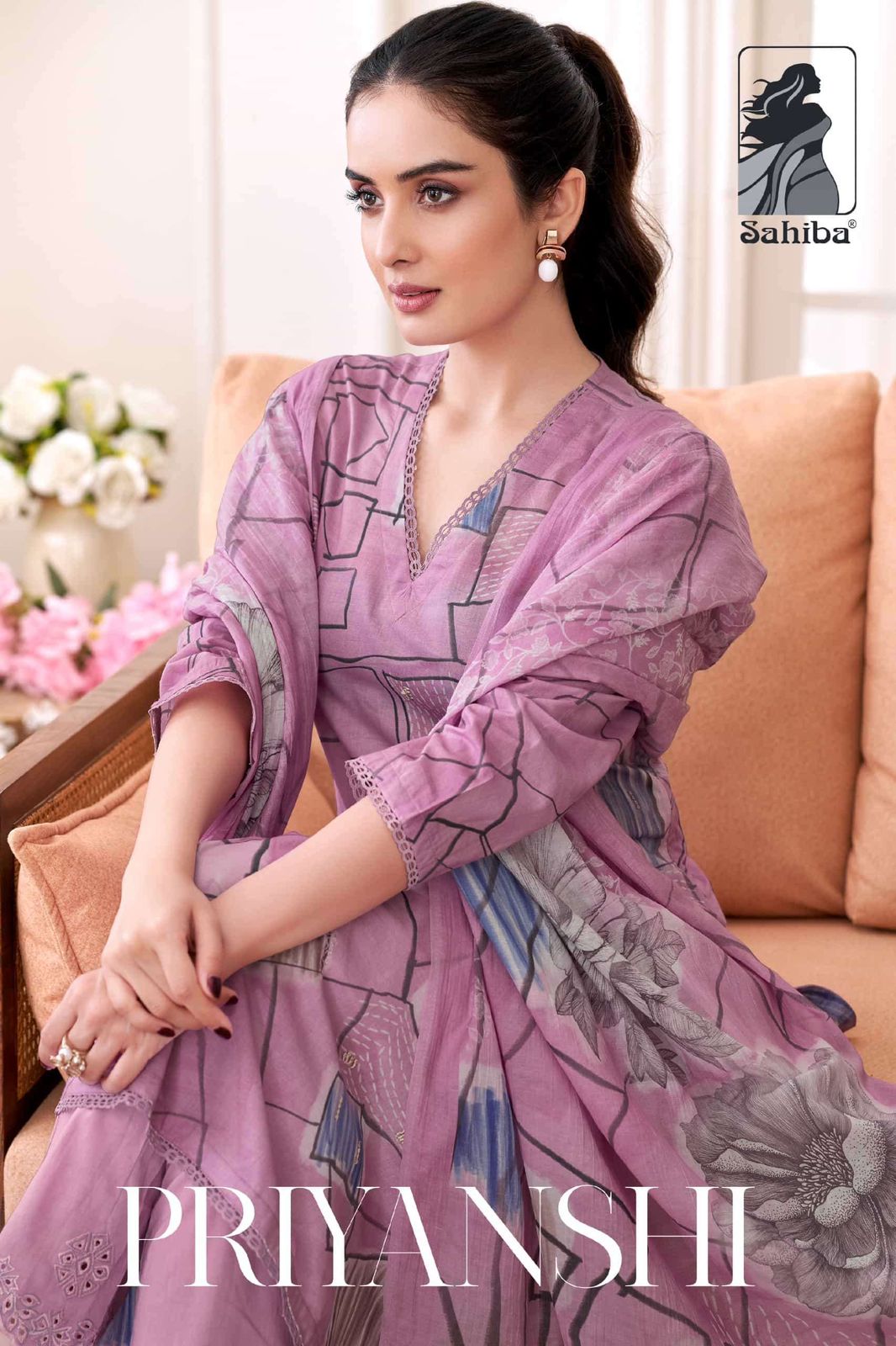 Sahiba Priyanshi Cotton Digital Printed Work Salwar Kameez