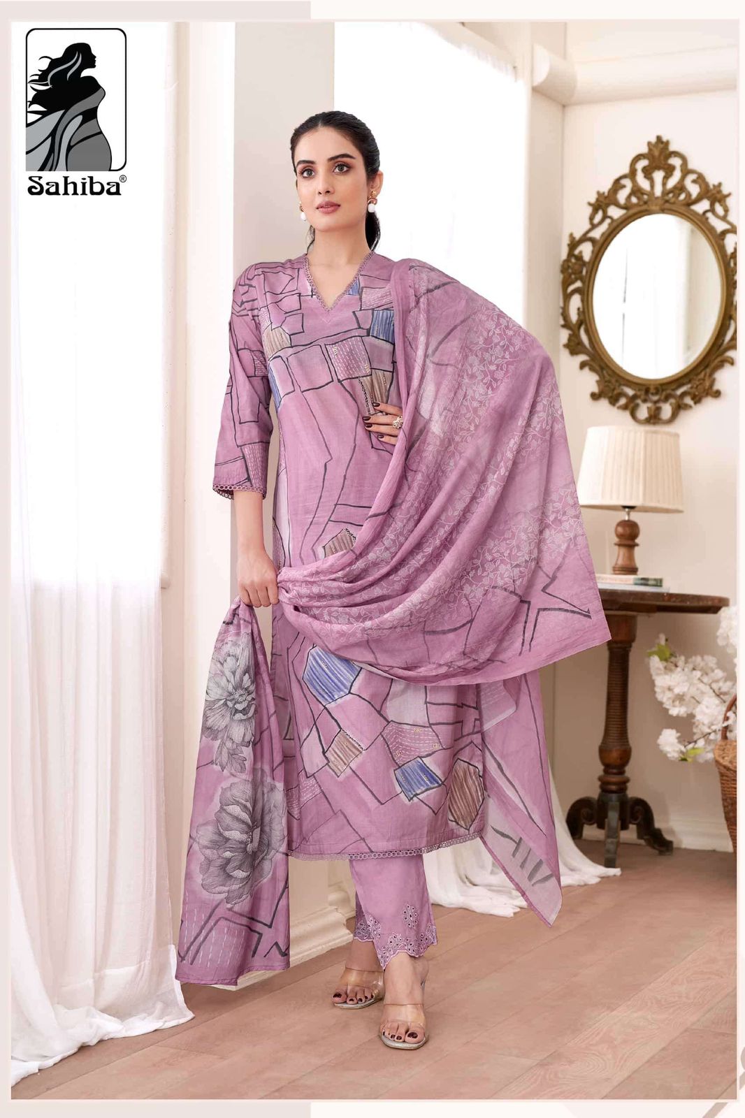 Sahiba Priyanshi Cotton Digital Printed Work Salwar Kameez