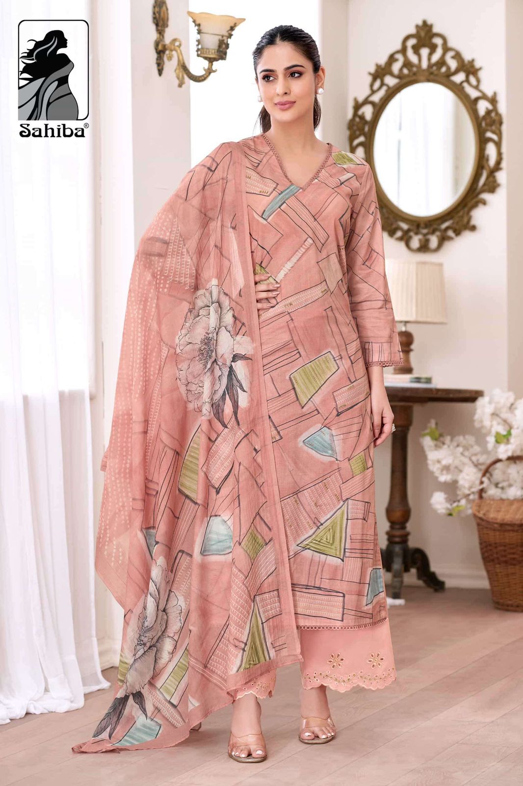 Sahiba Priyanshi Cotton Digital Printed Work Salwar Kameez
