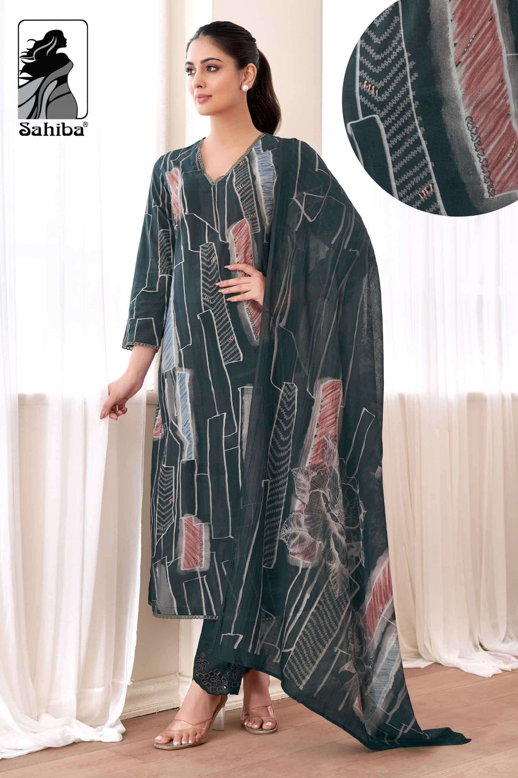 Sahiba Priyanshi Cotton Digital Printed Work Salwar Kameez