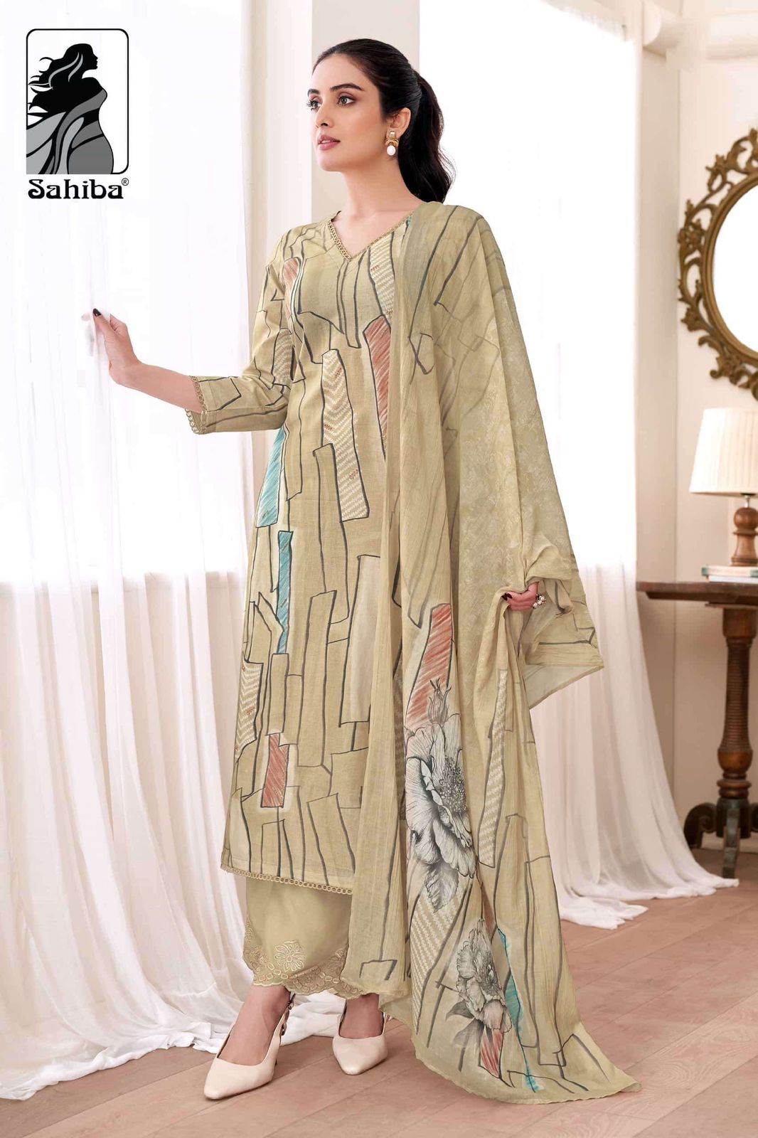 Sahiba Priyanshi Cotton Digital Printed Work Salwar Kameez