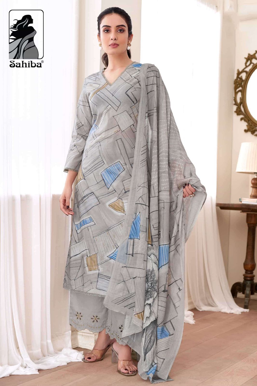 Sahiba Priyanshi Cotton Digital Printed Work Salwar Kameez