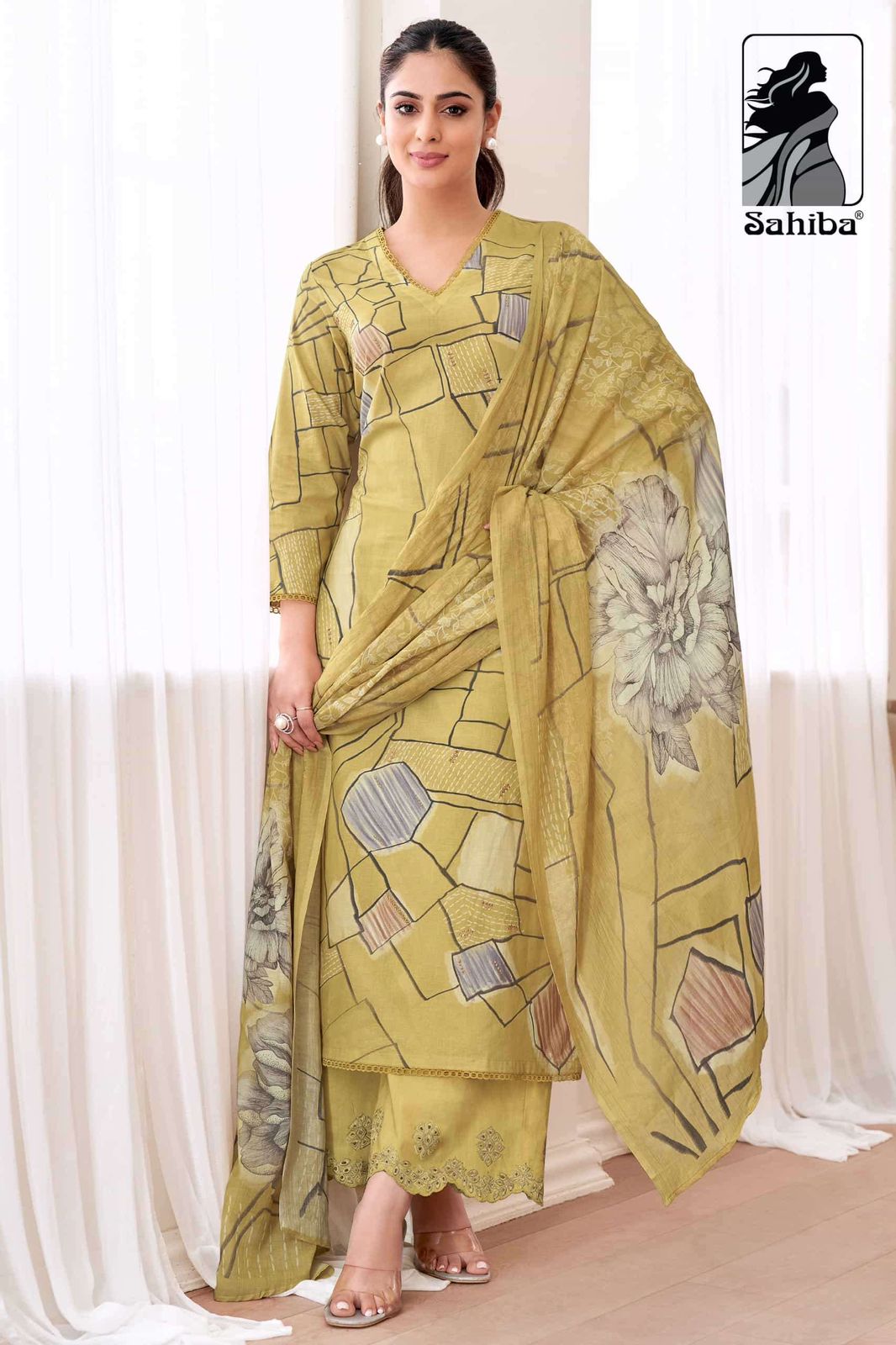 Sahiba Priyanshi Cotton Digital Printed Work Salwar Kameez