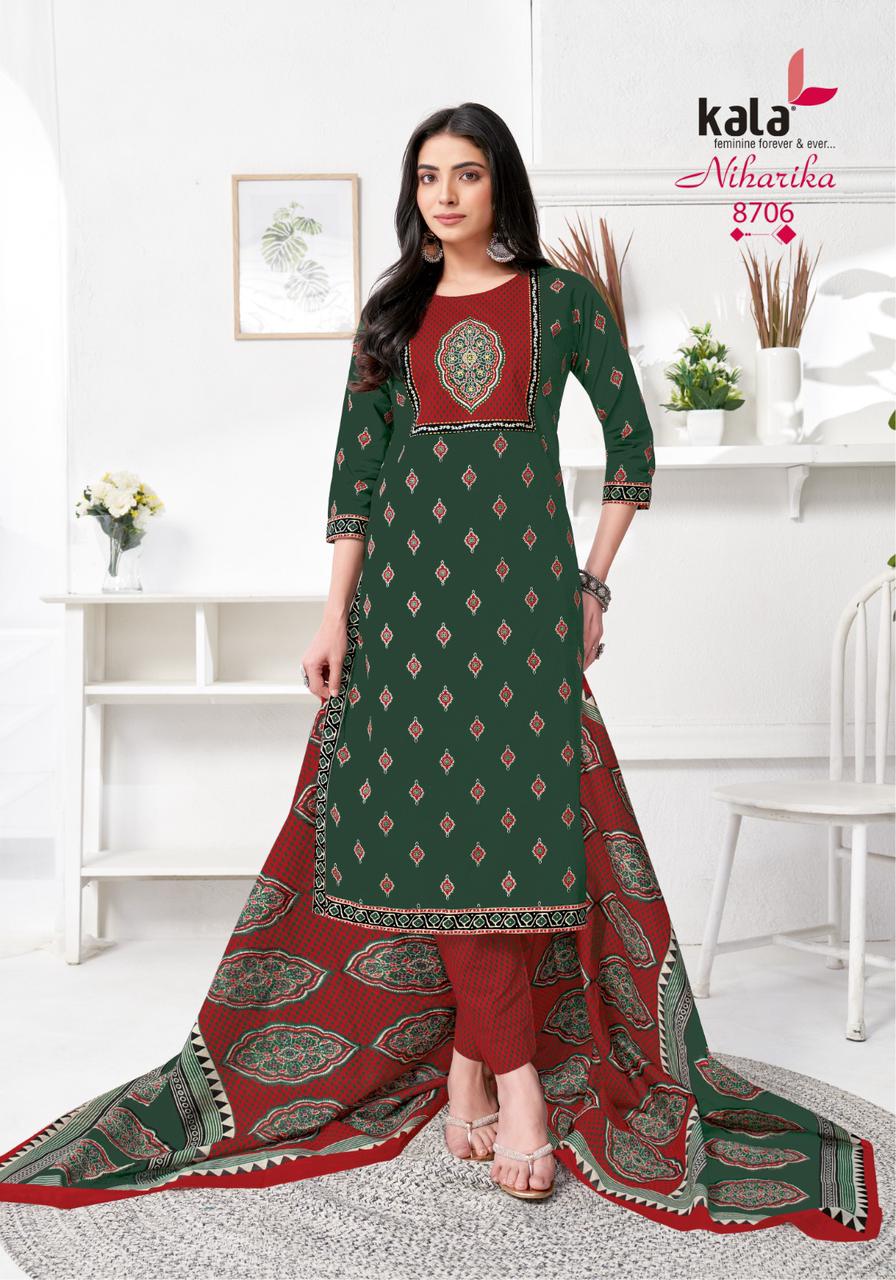 Kala Niharika Vol 5 Readymade Kurti With Bottom Dupatta Collection