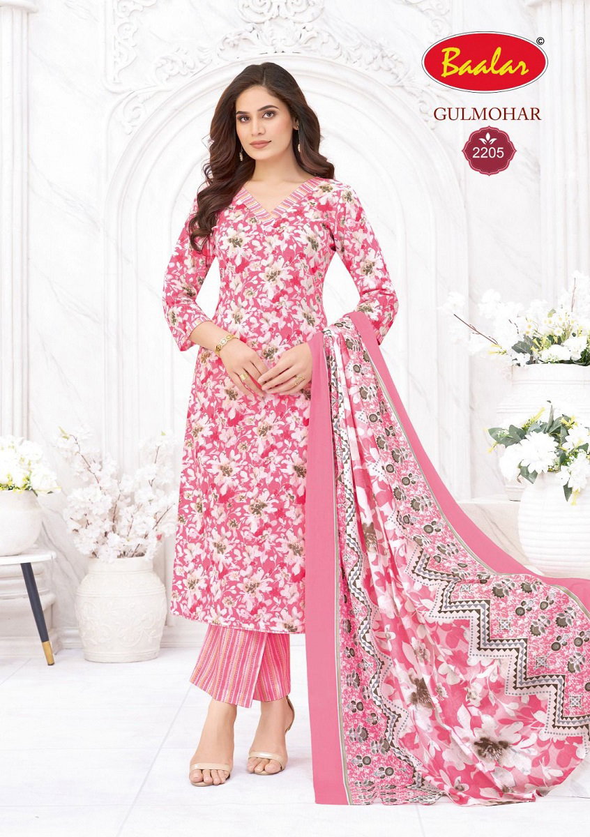 Baalar Gulmohar Vol 2 Cotton Printed Fancy Dress Material Collection