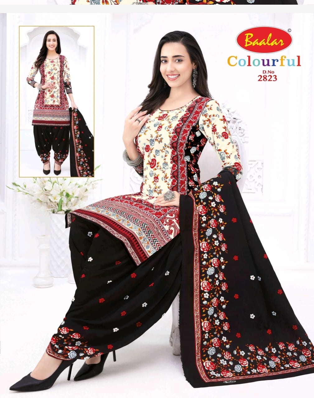 Baalar Cotton Collection Vol 28 Cotton Printed Daily Wear Dress Material