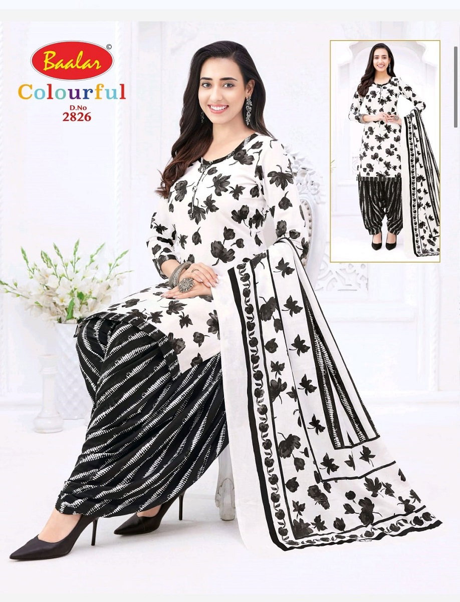 Baalar Cotton Collection Vol 28 Cotton Printed Daily Wear Dress Material