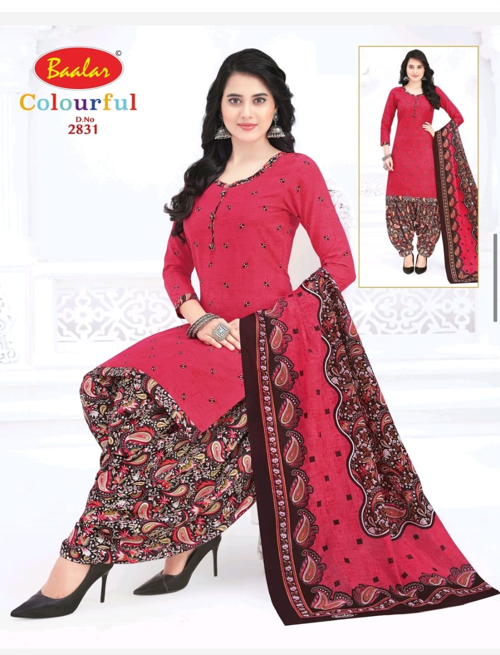 Baalar Cotton Collection Vol 28 Cotton Printed Daily Wear Dress Material