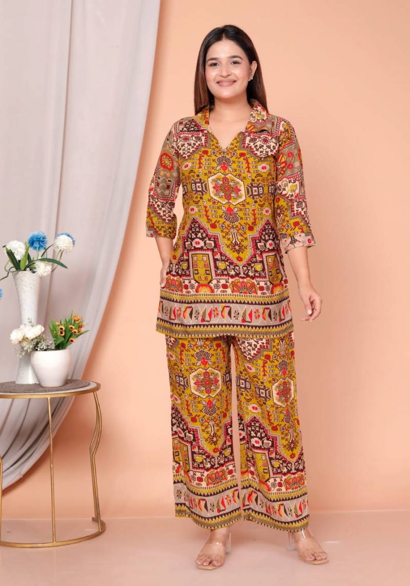 9Star Fashion Zisa Rayon With Digital Printed Fancy Co Ord Set Collection