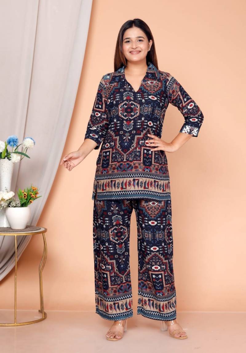 9Star Fashion Zisa Rayon With Digital Printed Fancy Co Ord Set Collection