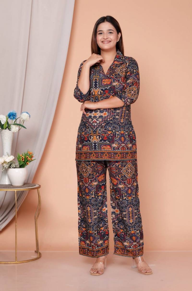 9Star Fashion Zisa Rayon With Digital Printed Fancy Co Ord Set Collection