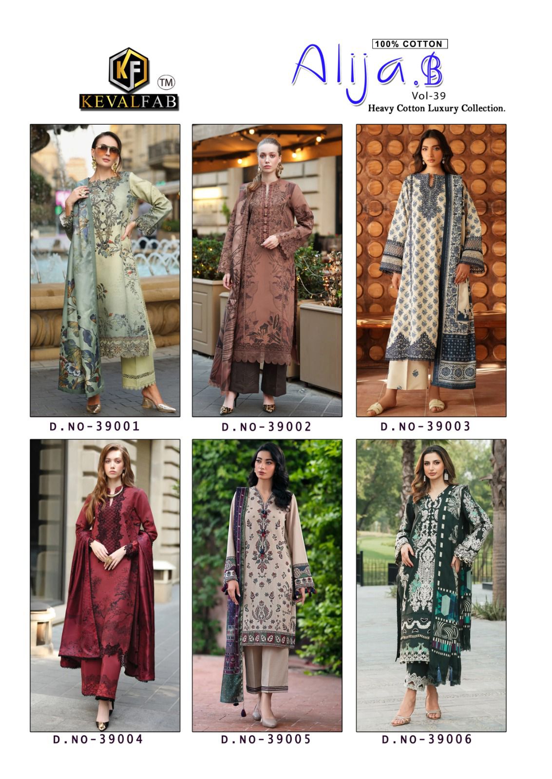 Keval Alija B Vol 39 Heavy Cotton Print Dress Material Collection