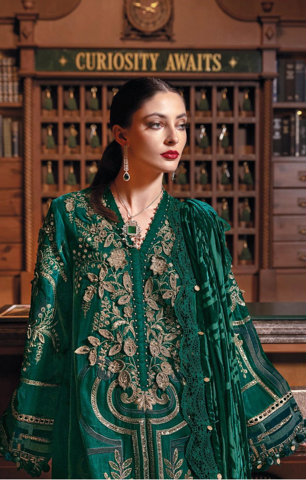 Deepsy Maria B Luxe 25 Chiffon Dupatta Viscose Pakistani Salwar Suits