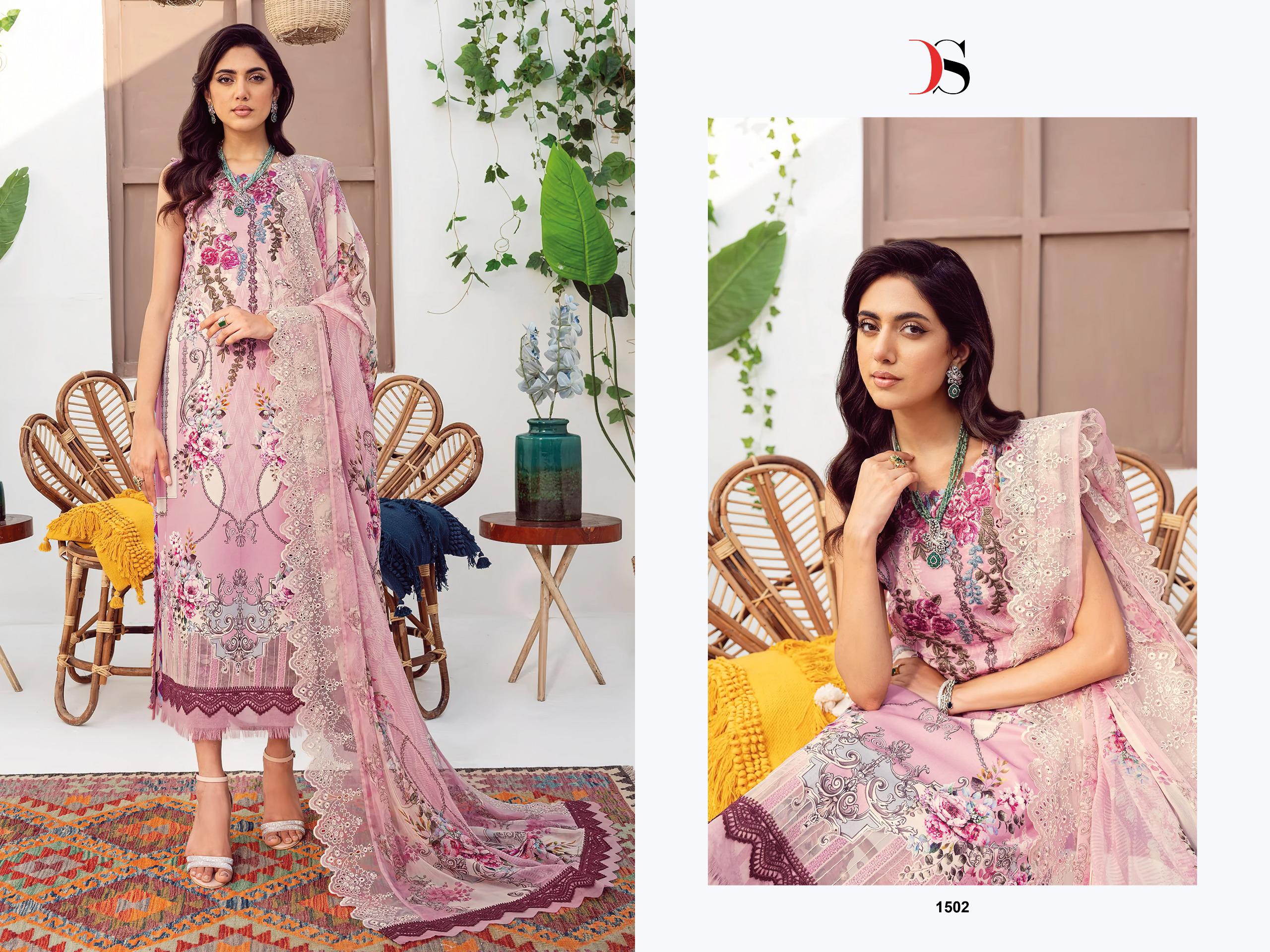 Deepsy Jade Needle Wonder 2025 Vol 4 Cotton Dupatta Pakistani Salwar Kameez