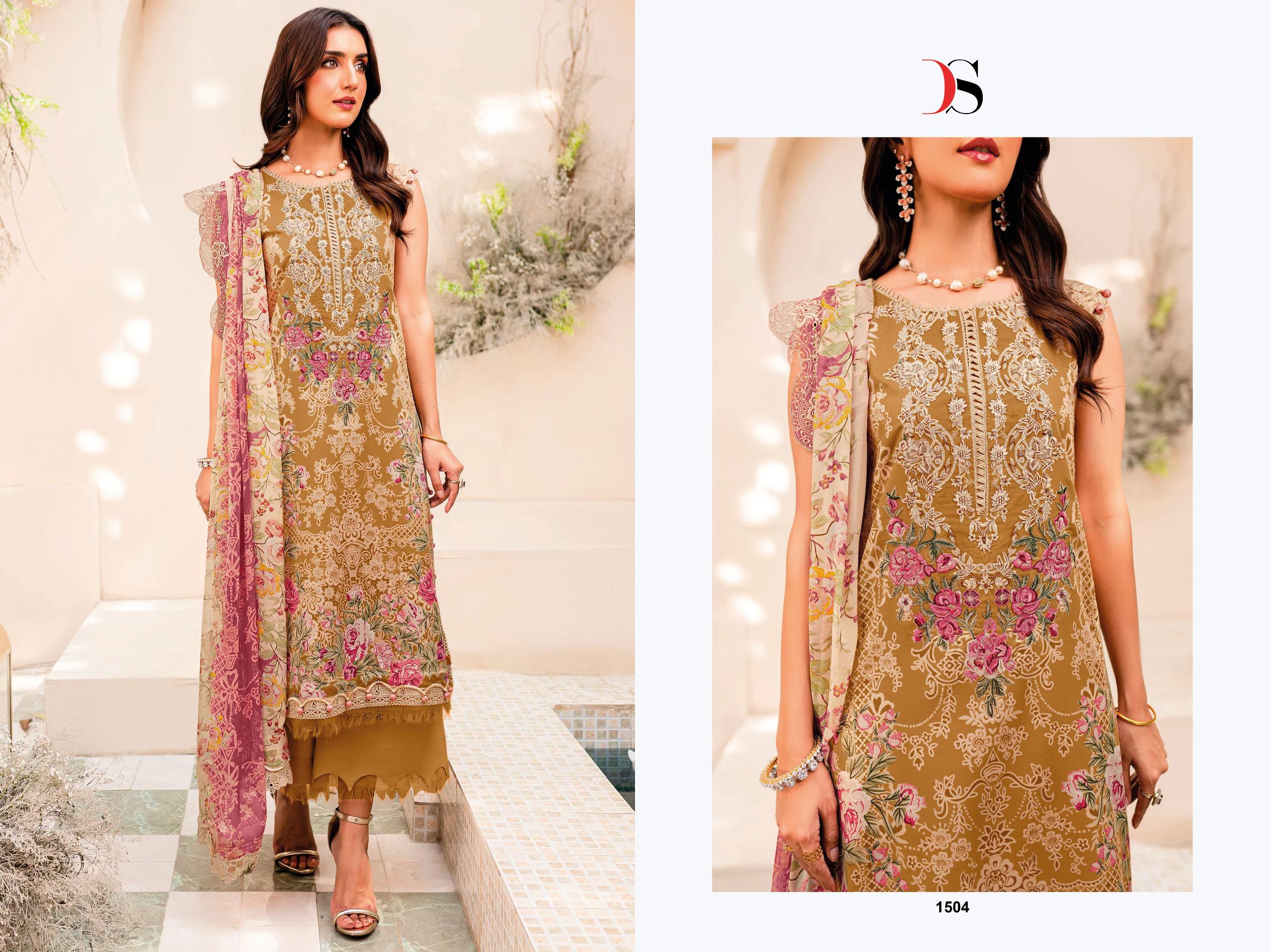Deepsy Jade Needle Wonder 2025 Vol 4 Chiffon Dupatta Pakistani Salwar Kameez