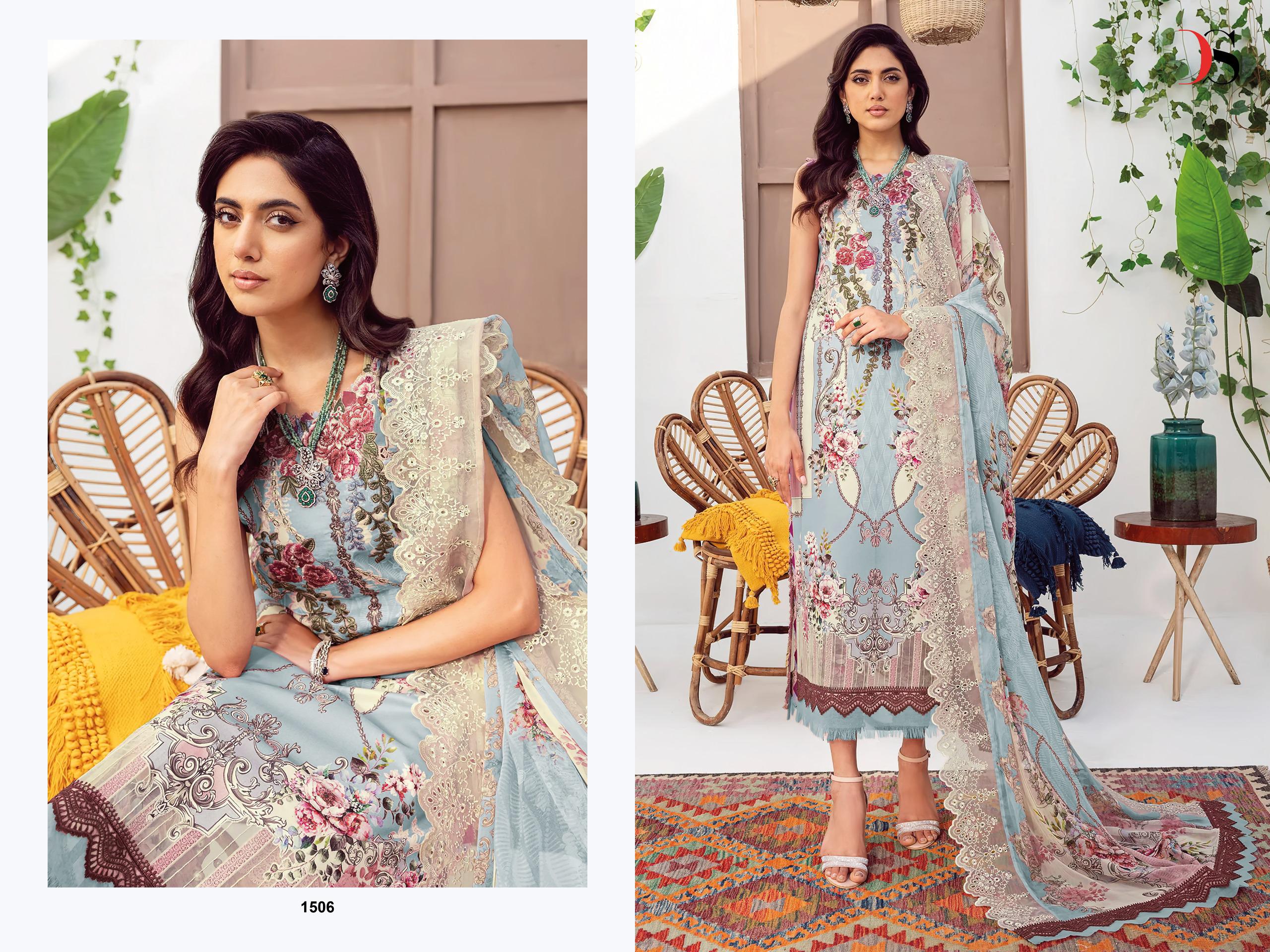 Deepsy Jade Needle Wonder 2025 Vol 4 Chiffon Dupatta Pakistani Salwar Kameez