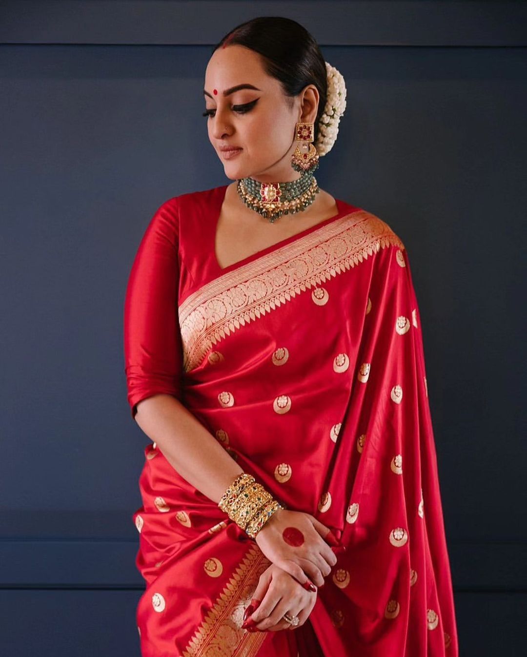 Lekha MN Sonakshi Wedding Silk With Gold Zari Weaving Saree