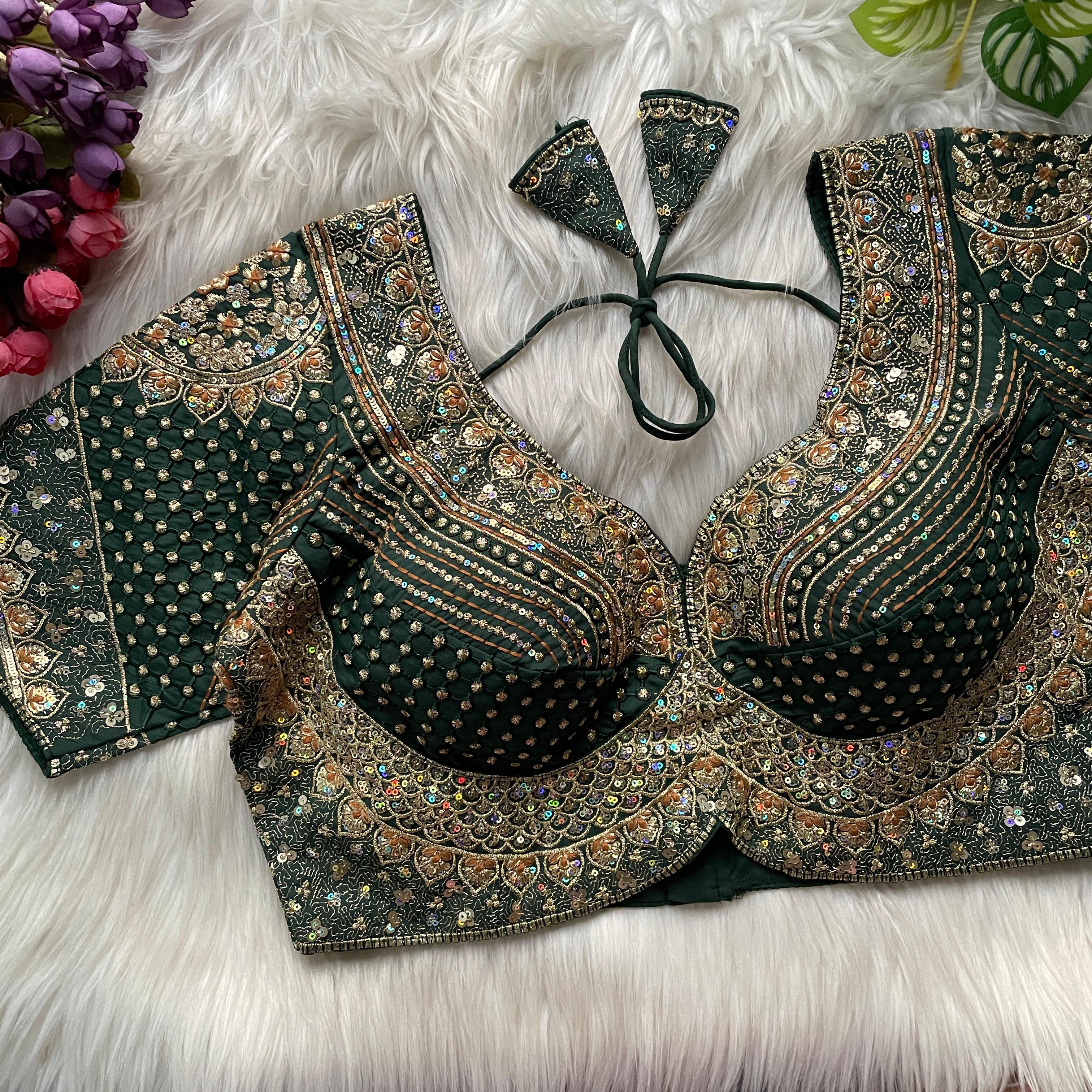 Bridal Sabyasachi Vol 2 Roman Silk Work Partywear Blouse Collection
