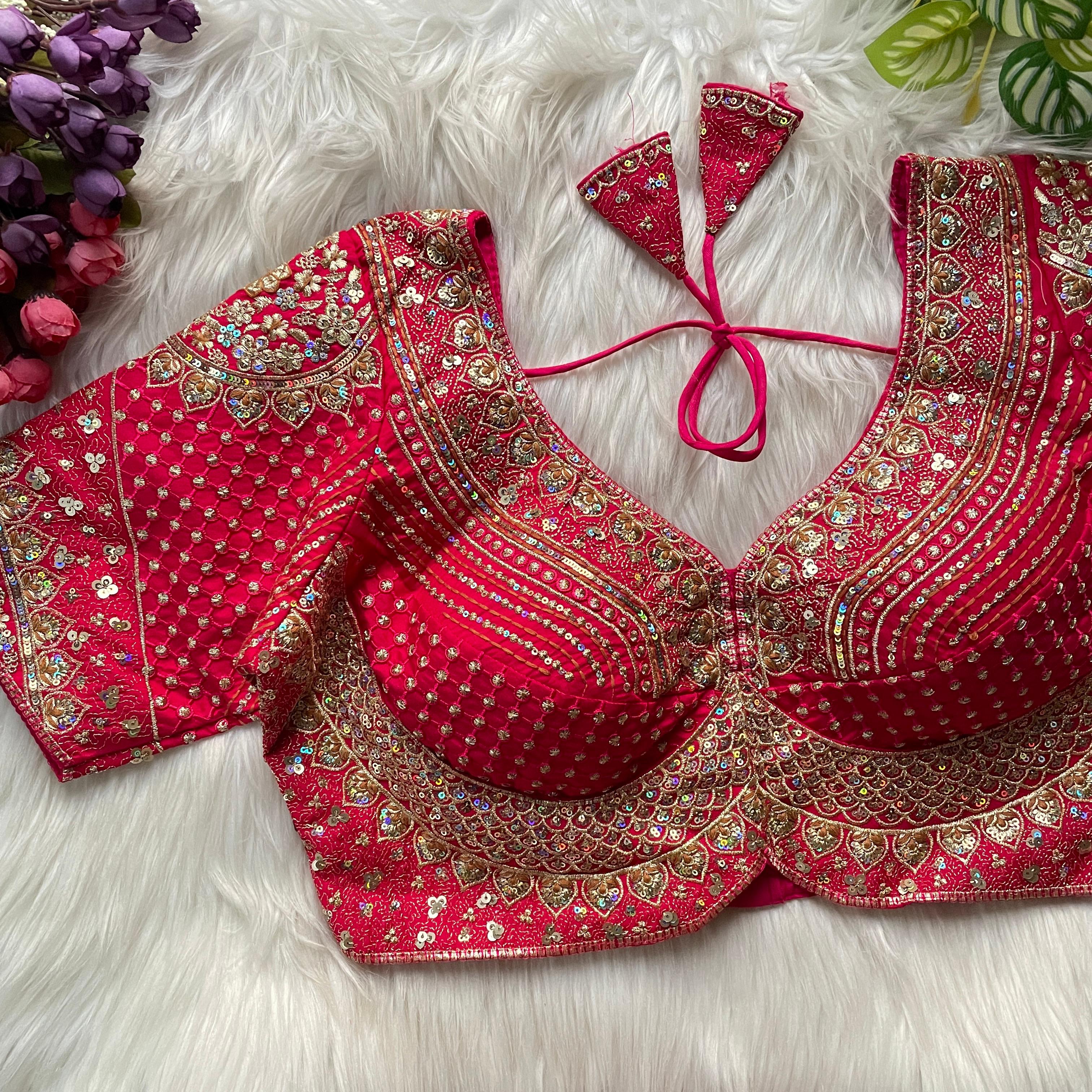 Bridal Sabyasachi Vol 2 Roman Silk Work Partywear Blouse Collection