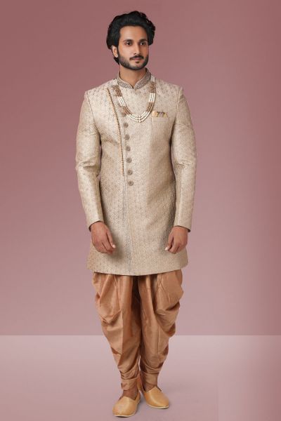 Sumi 1101 to 1106 Designer Art Emroided Banarasi Silk Sherwani and Indo western Collection