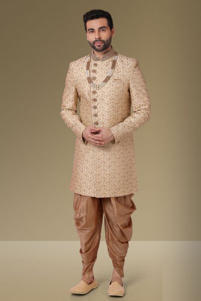 Sumi 1101 to 1106 Designer Art Emroided Banarasi Silk Sherwani and Indo western Collection