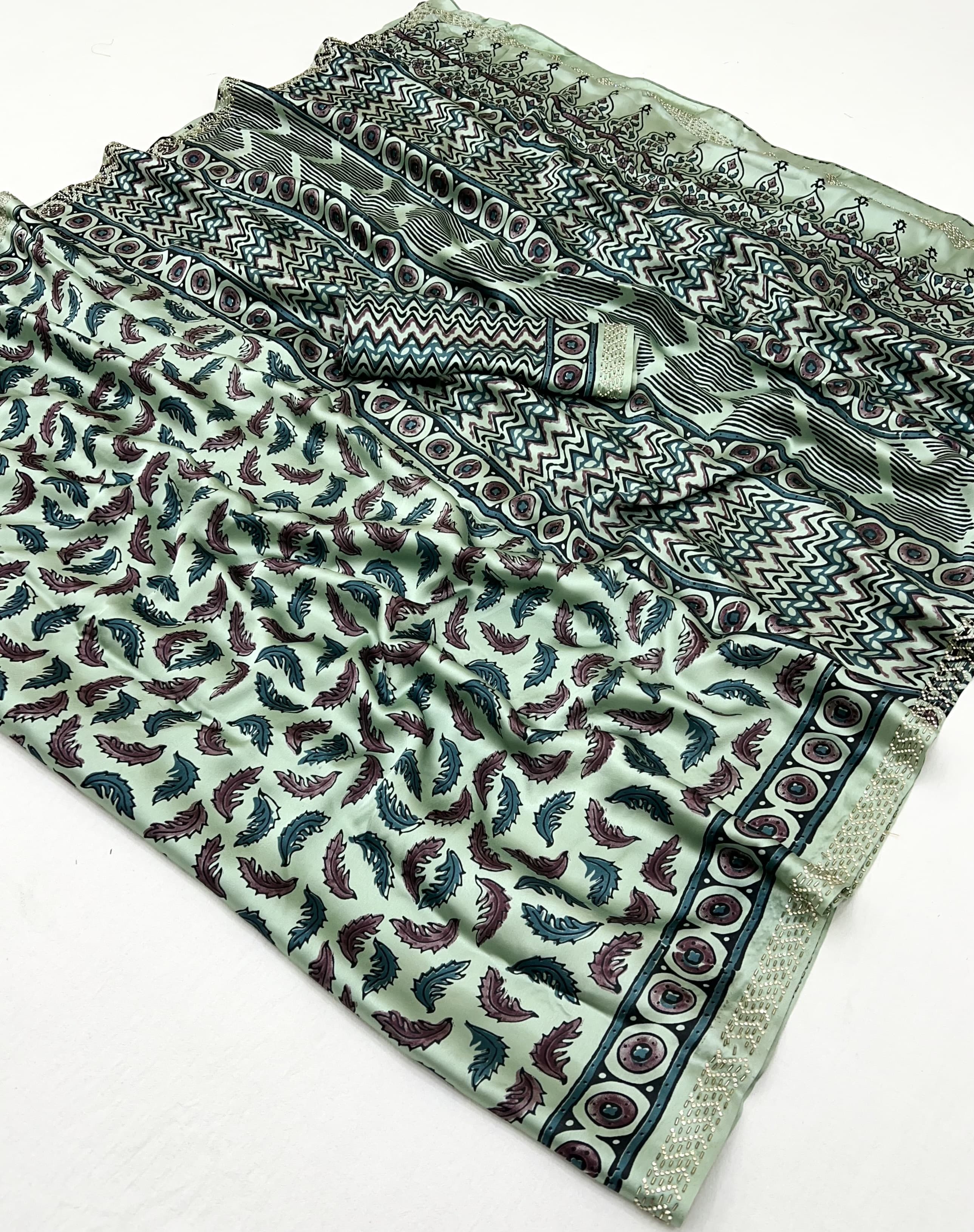 Gf Ressa Pauranik Stunning jarkand work Saree Collection 