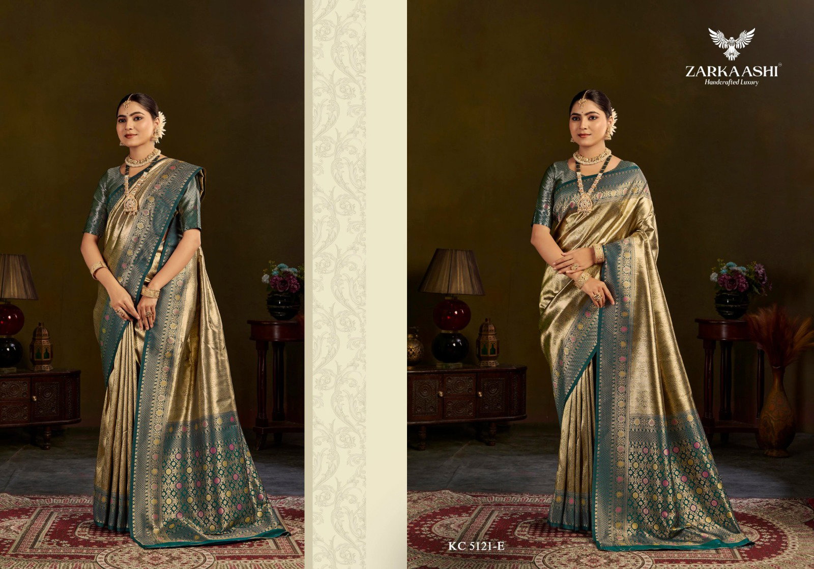 Zarkaashi Kanchi Pattu Vol 03 Banarasi Zari Tissue Premium Saree Collection