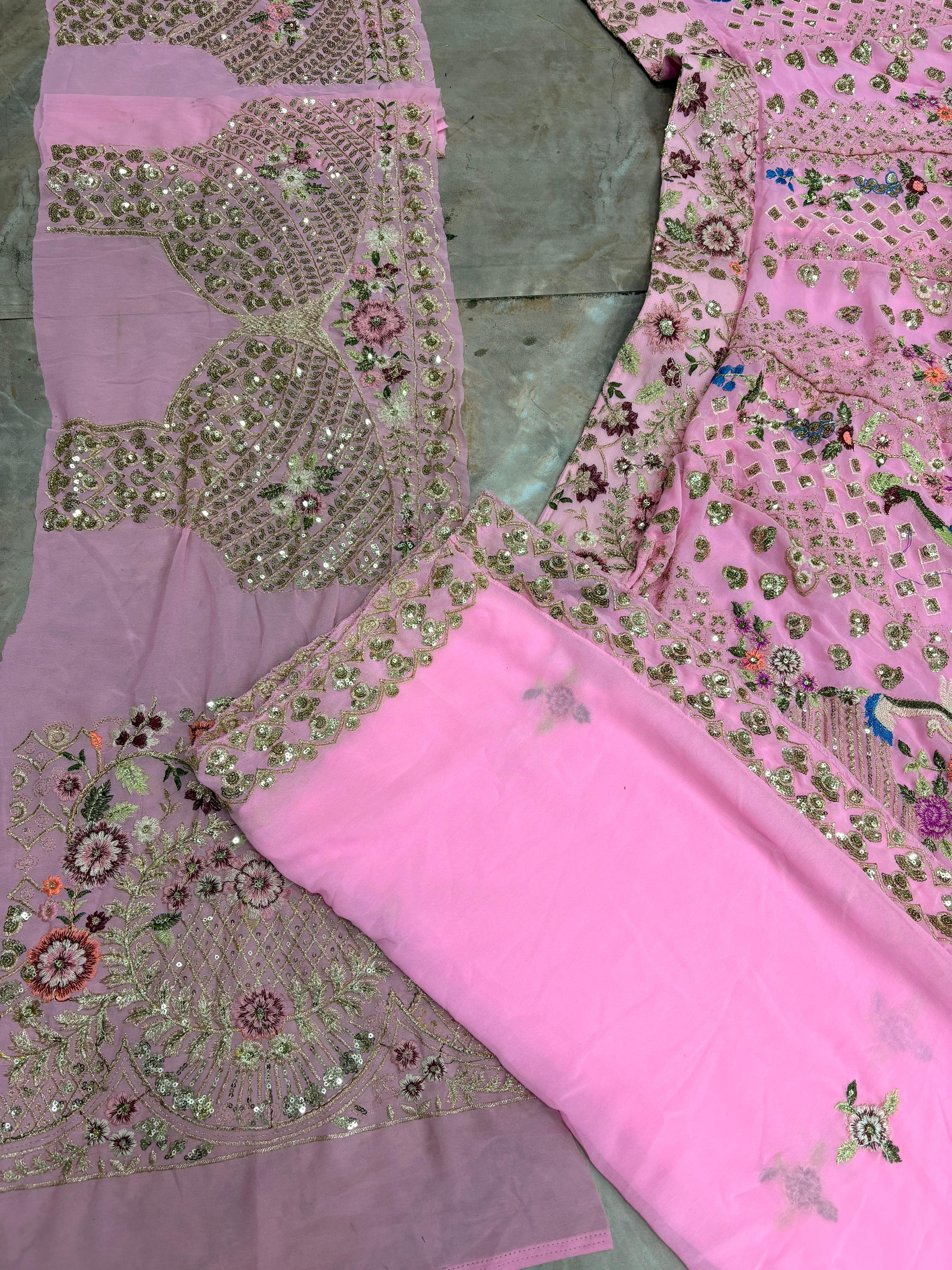 BD 1817 Designer Flared Faux Georgette Lehenga Collection 