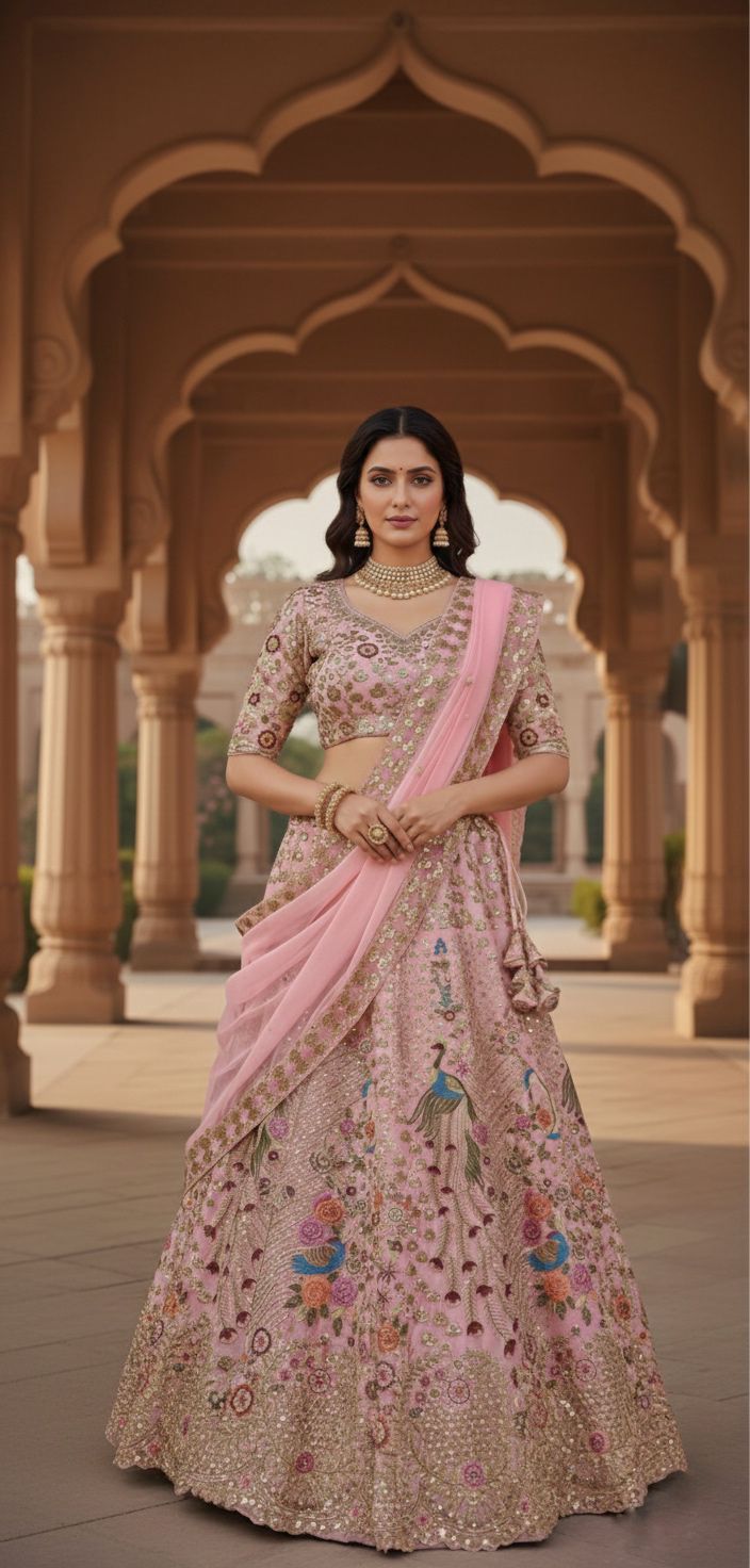 BD 1817 Designer Flared Faux Georgette Lehenga Collection 