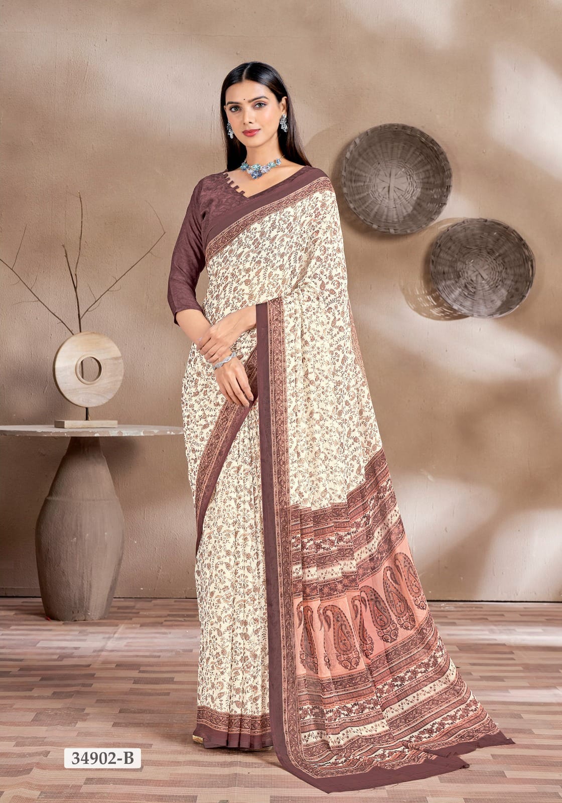 Ruchi Star Chiffon 161 Chiffon Printed Casual Wear Saree Collection