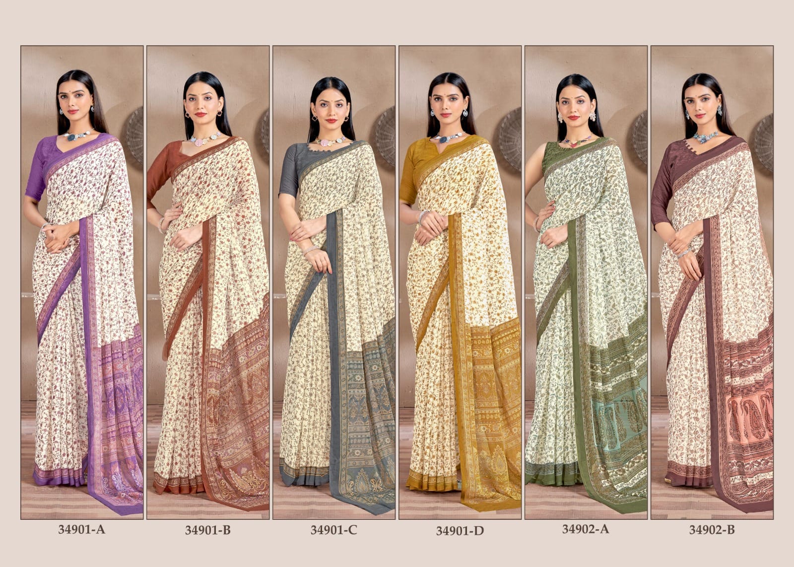 Ruchi Star Chiffon 161 Chiffon Printed Casual Wear Saree Collection