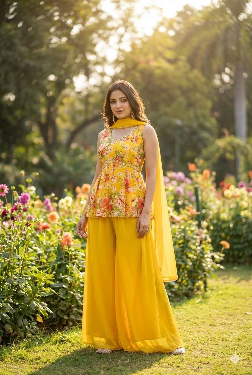 Naisha K 490 Vol 2 Chinon Printed Handwork Top Bottom And Dupatta
