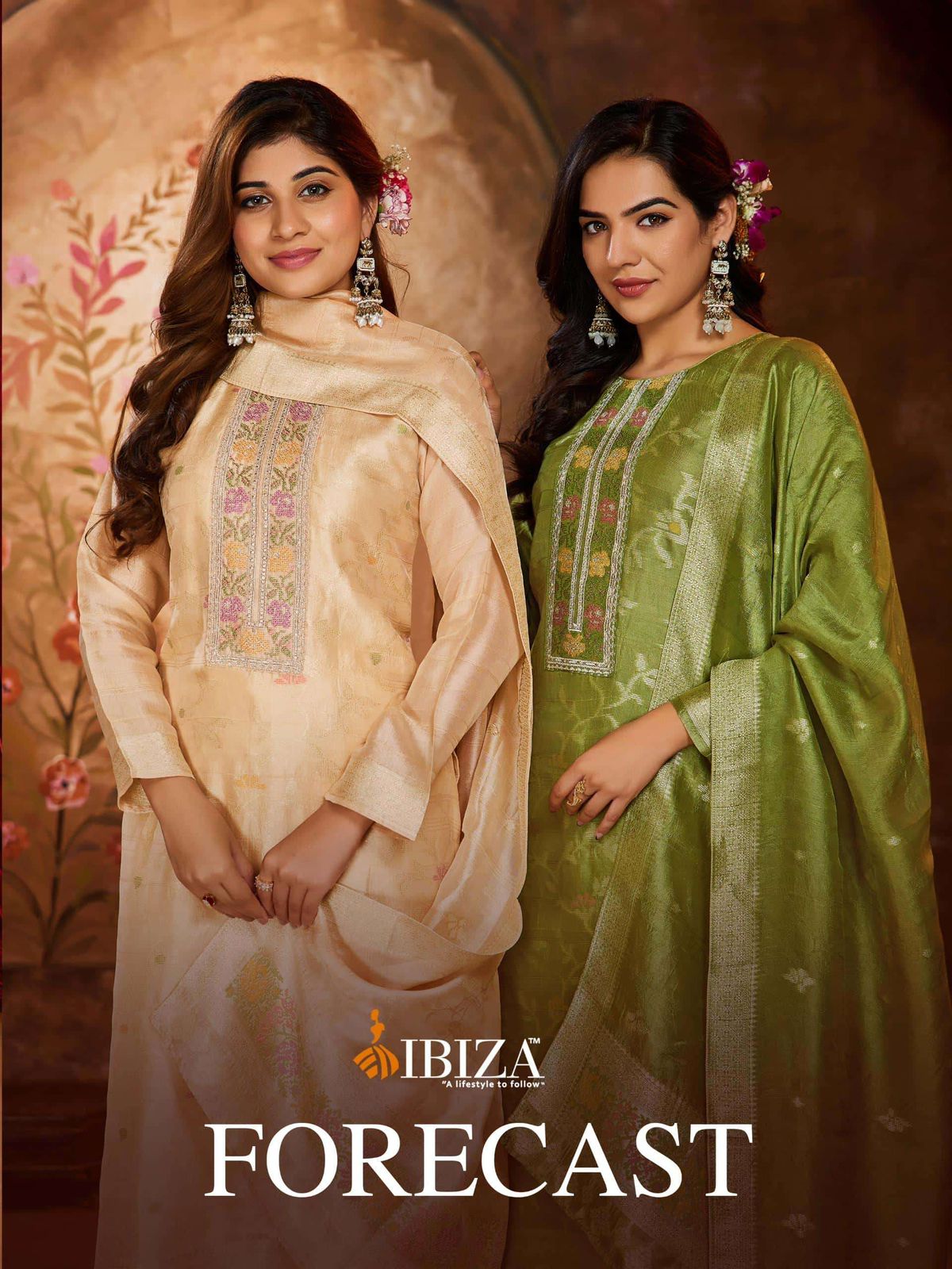 Ibiza Forecast Kosa Silk With Embroidery Work Salwar Kameez